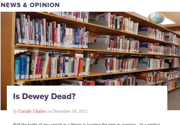 Is Dewey Dead?